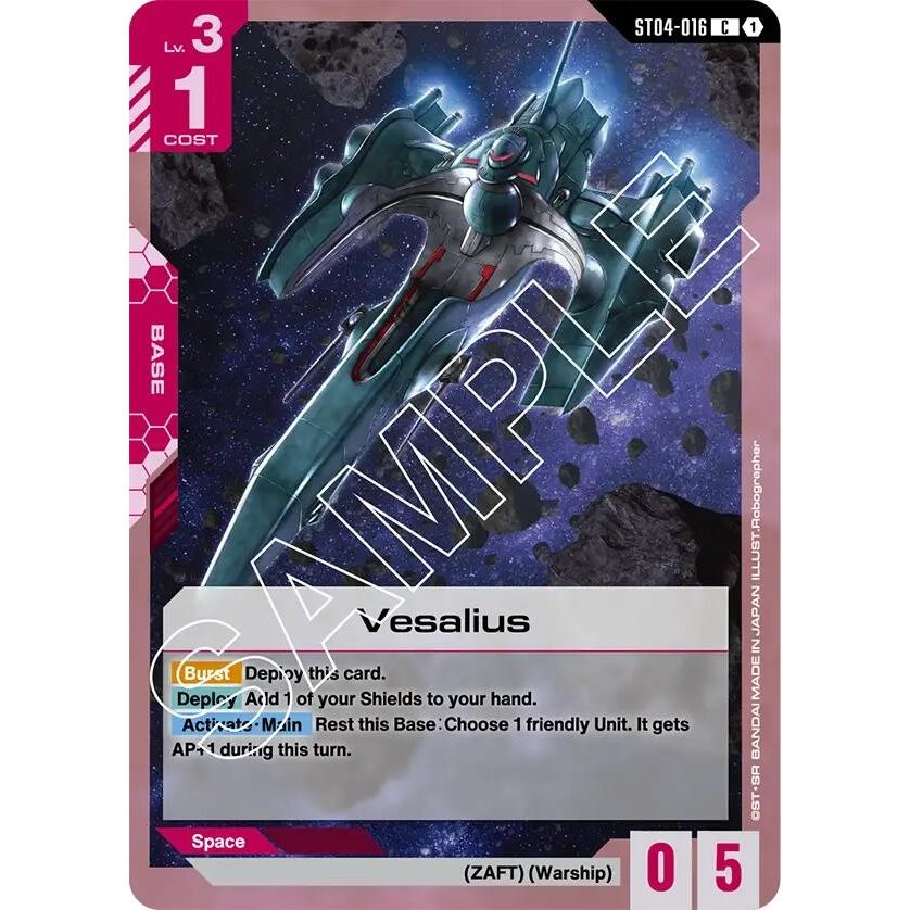 Image for Vesalius (ST04-016) (ST04) - Gundam Card Game