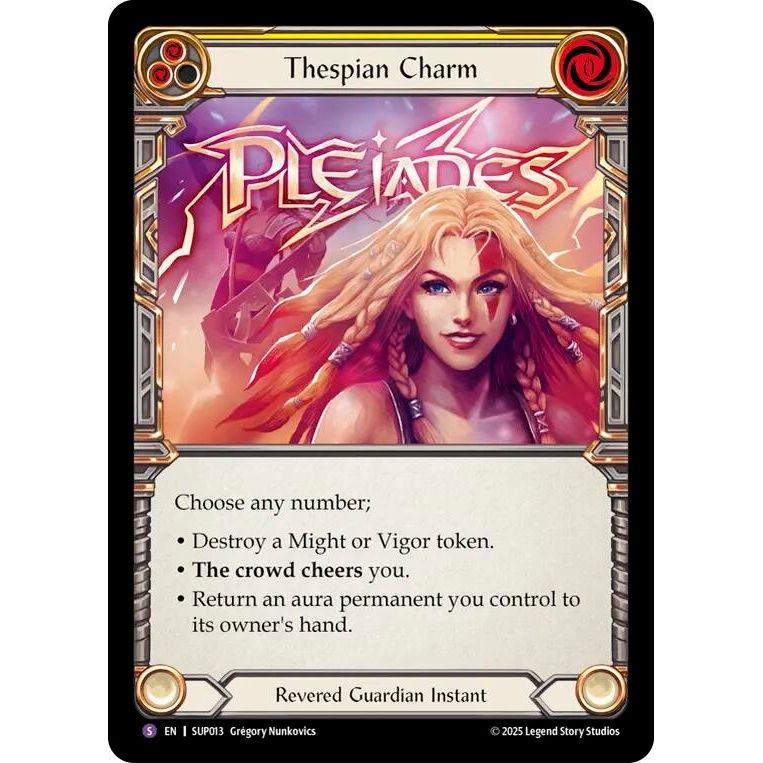 Image for Thespian Charm (SUP013) (SUP) - Flesh and Blood TCG