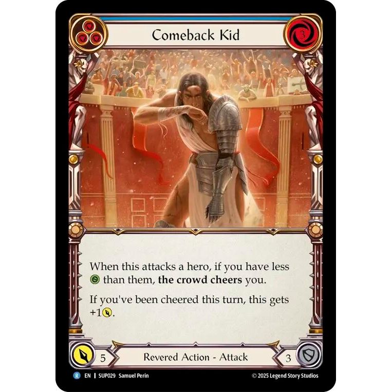 Image for Comeback Kid (Blue) (SUP029) (SUP) - Flesh and Blood TCG