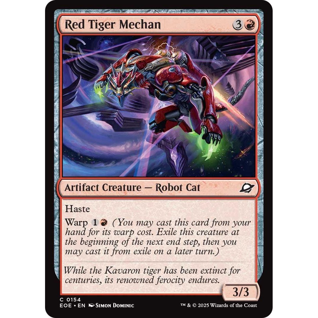 Image for Red Tiger Mechan (154) (EOE) - Magic: The Gathering
