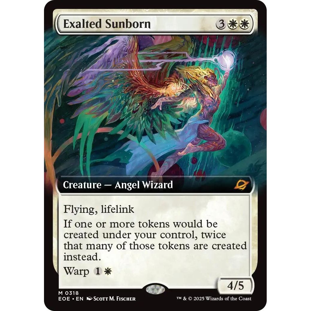 Image for Exalted Sunborn (Extended Art) (318) (EOE) - Magic: The Gathering
