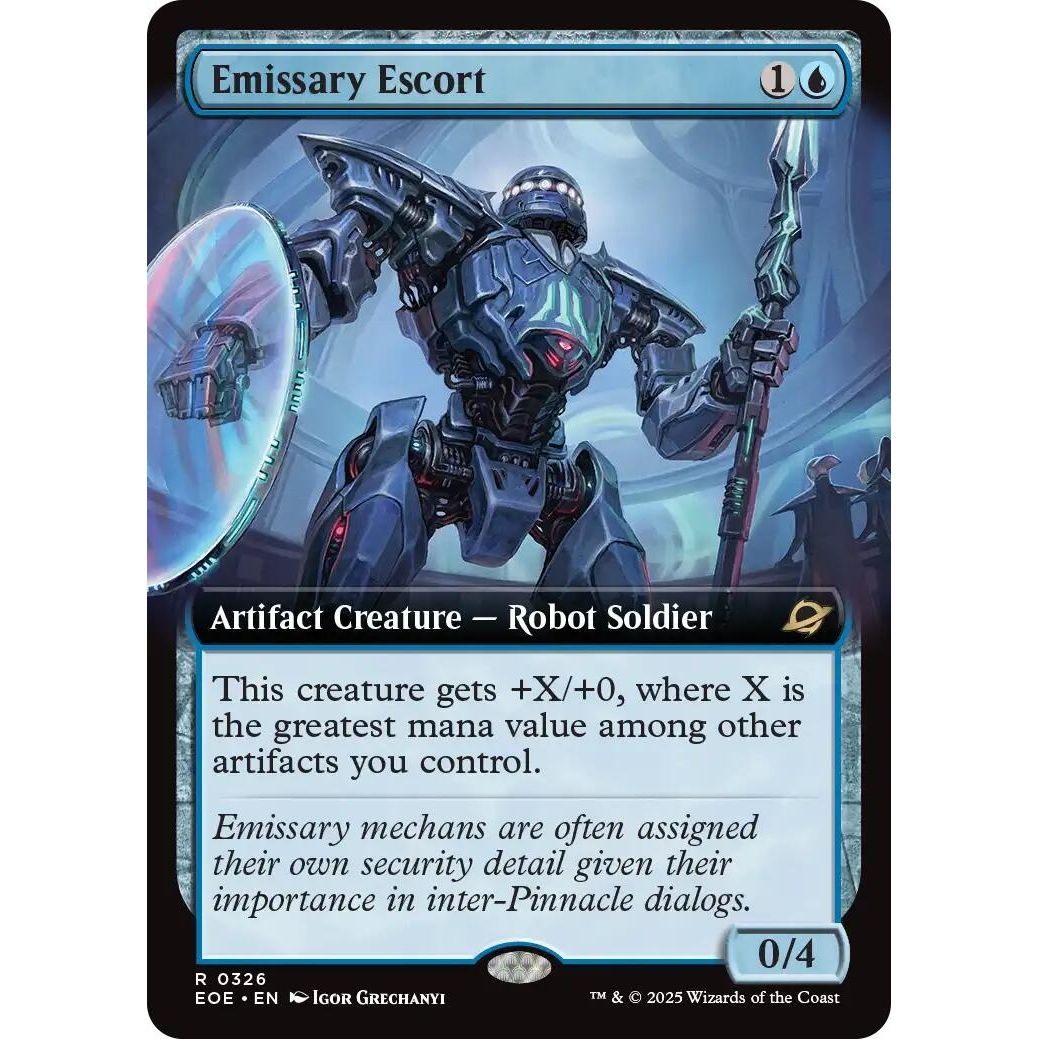 Image for Emissary Escort (Extended Art) (326) (EOE) - Magic: The Gathering