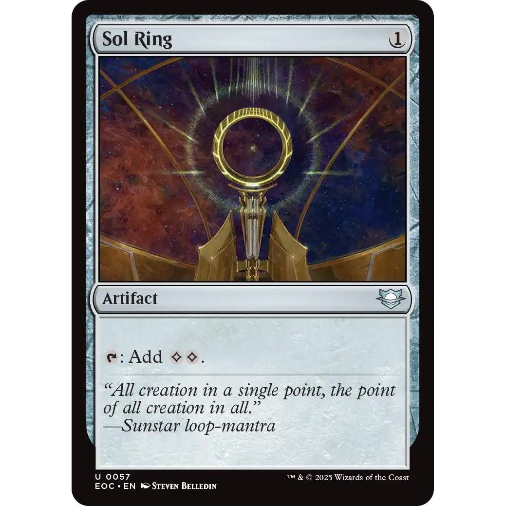 Image for Sol Ring (57) (EOC) - Magic: The Gathering