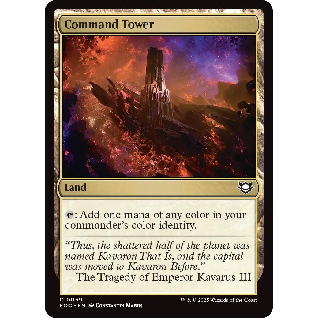 Image for Command Tower (59) (EOC) - Magic: The Gathering