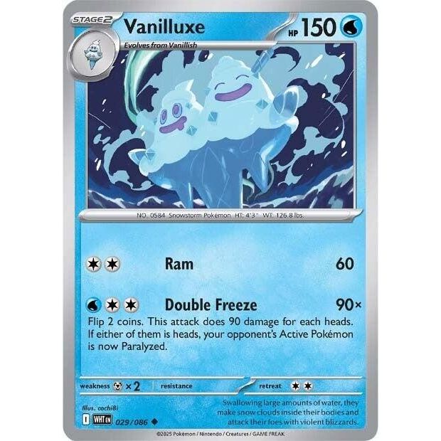 Image for Vanilluxe (029/086) (WHT) - Pokemon