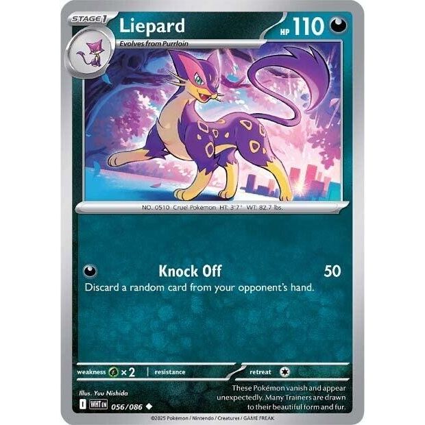 Image for Liepard (056/086) (WHT) - Pokemon