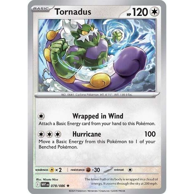 Image for Tornadus (078/086) (WHT) - Pokemon