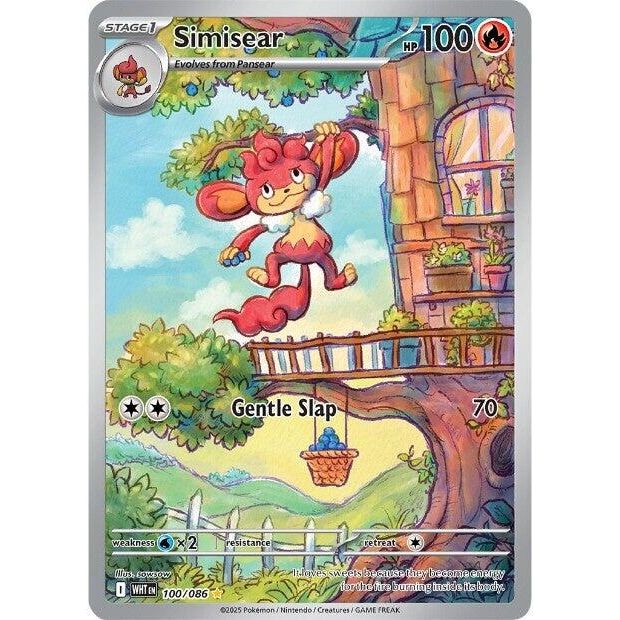 Image for Simisear (100/086) (WHT) - Pokemon
