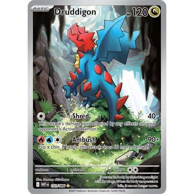 Image for Druddigon (151/086) (WHT) - Pokemon