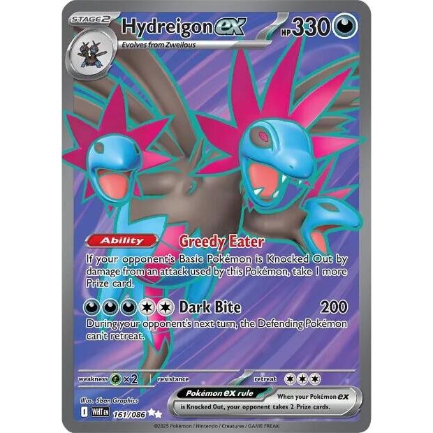 Image for Hydreigon ex (161/086) (WHT) - Pokemon