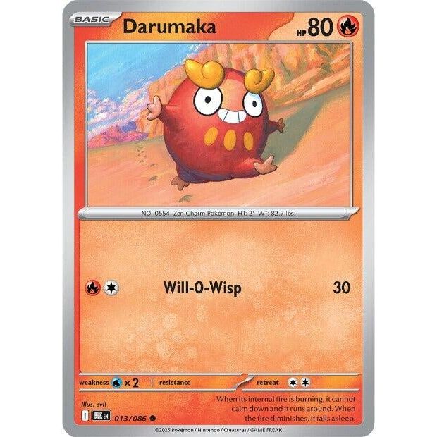 Image for Darumaka (013/086) (BLK) - Pokemon