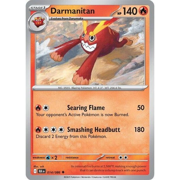 Image for Darmanitan (014/086) (BLK) - Pokemon
