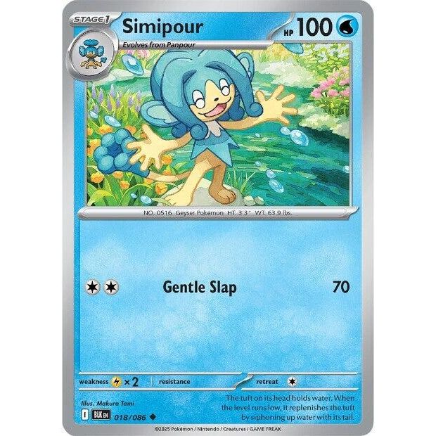 Image for Simipour (018/086) (BLK) - Pokemon