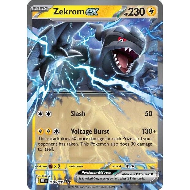 Image for Zekrom ex (034/086) (BLK) - Pokemon