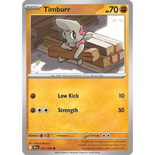 Image for Timburr (047/086) (BLK) - Pokemon