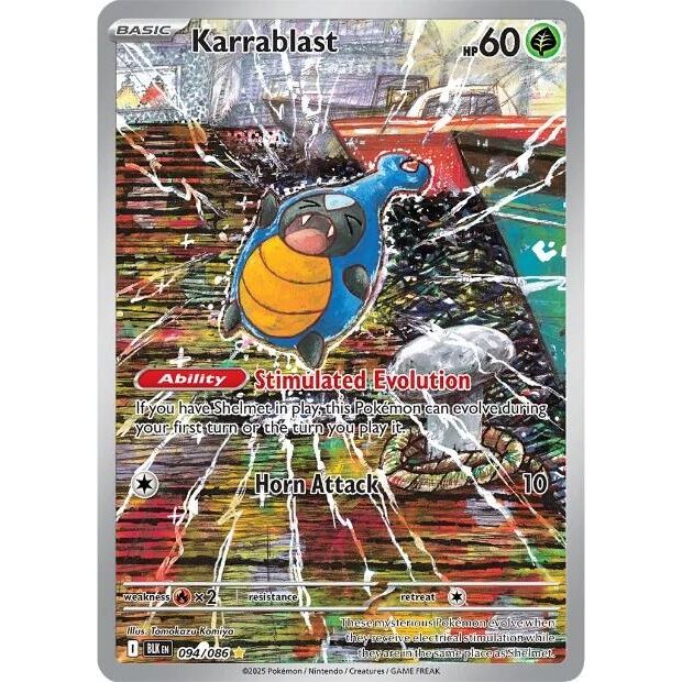 Image for Karrablast (094/086) (BLK) - Pokemon
