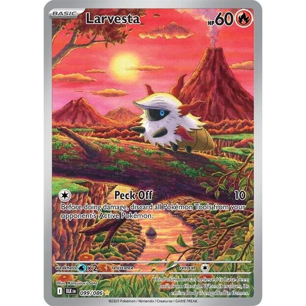 Image for Larvesta (099/086) (BLK) - Pokemon