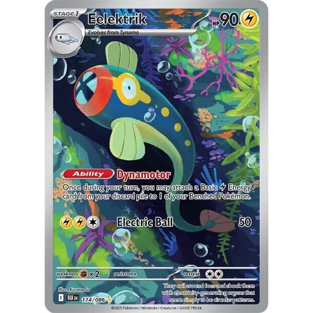 Image for Eelektrik (114/086) (BLK) - Pokemon
