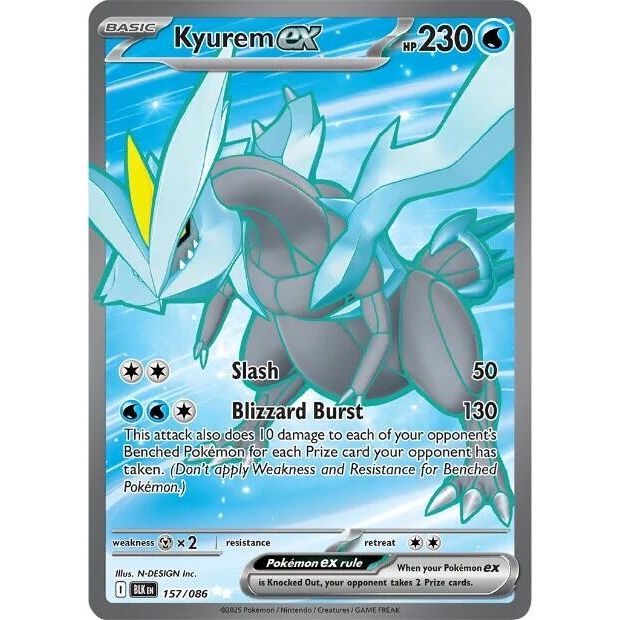 Image for Kyurem ex (157/086) (BLK) - Pokemon