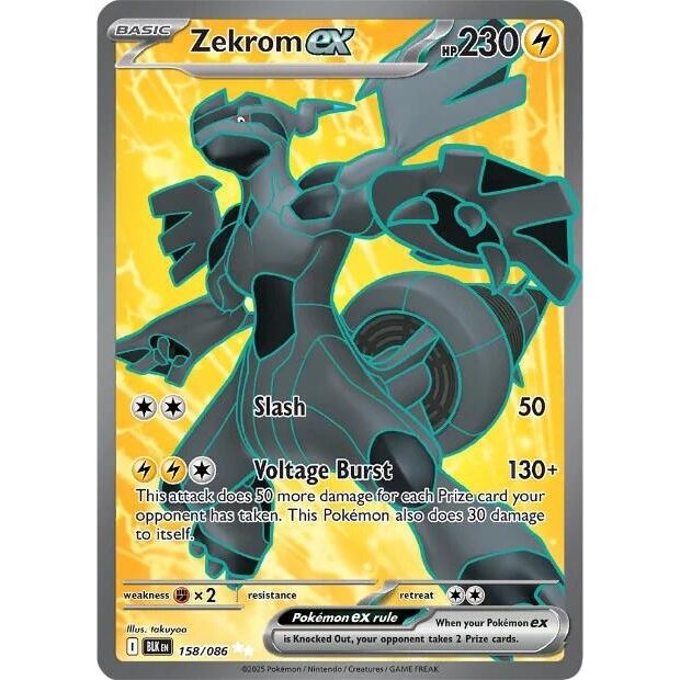 Image for Zekrom ex (158/086) (BLK) - Pokemon