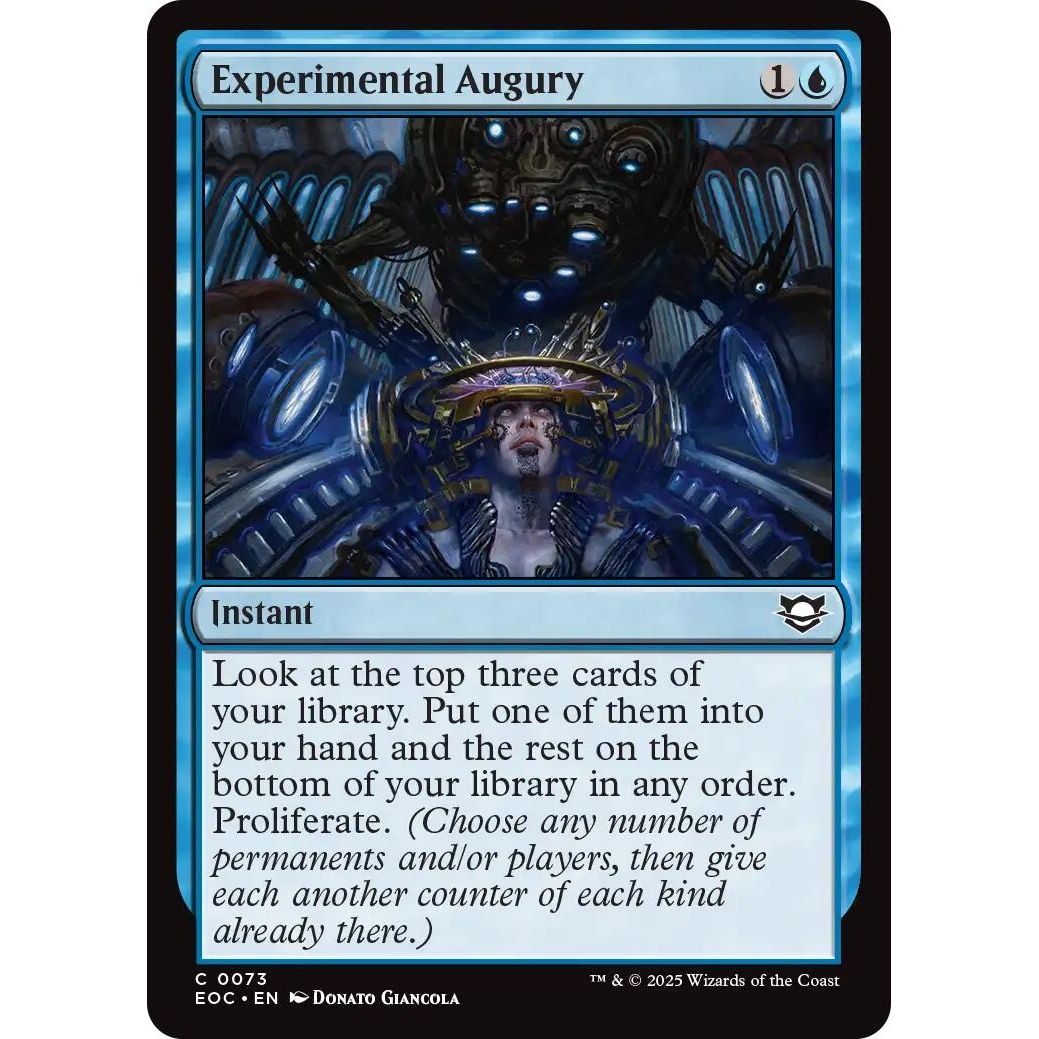 Image for Experimental Augury (73) (EOC) - Magic: The Gathering