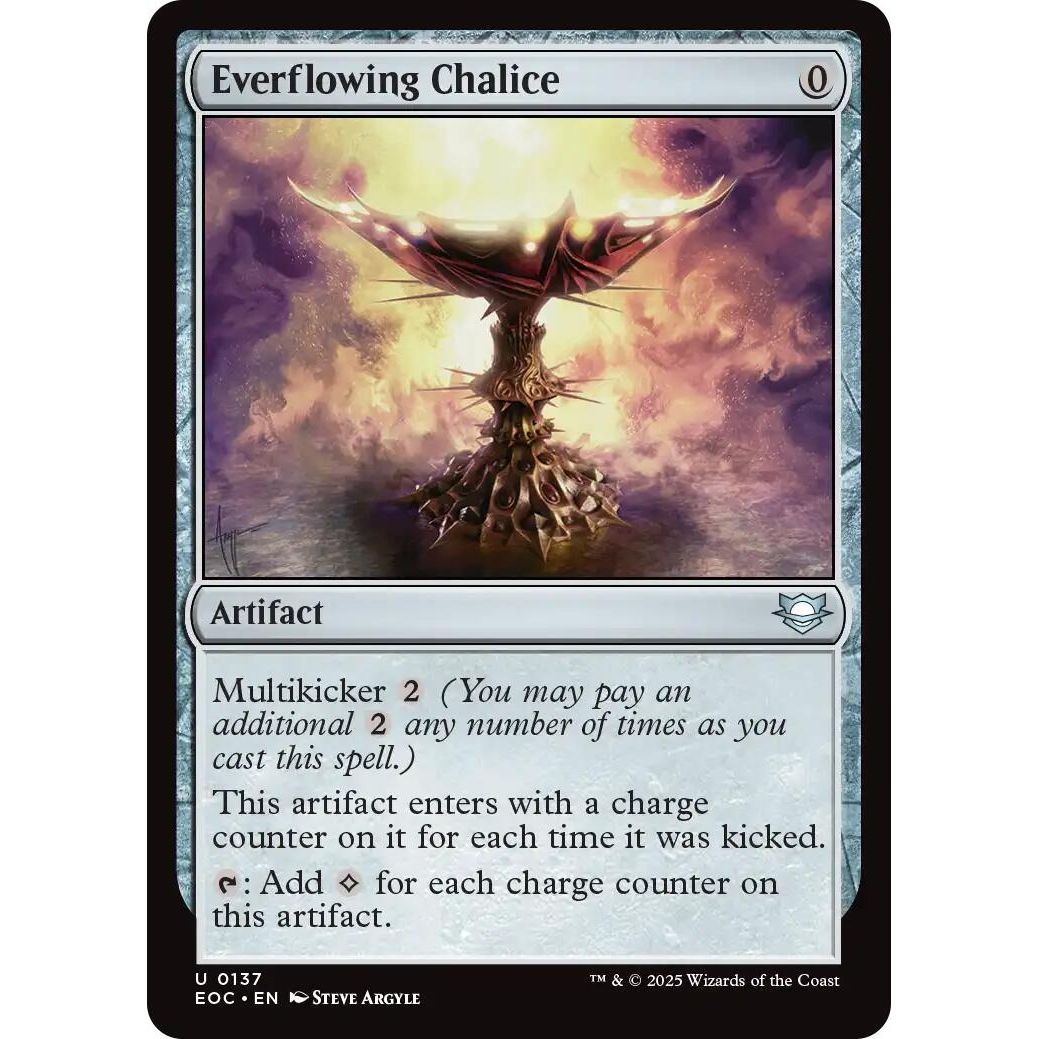 Image for Everflowing Chalice (137) (EOC) - Magic: The Gathering
