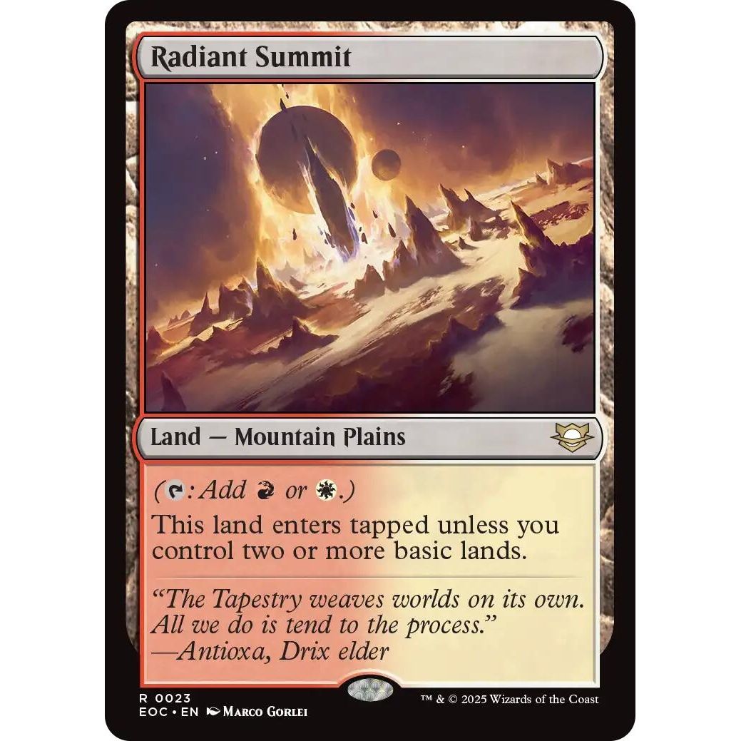 Image for Radiant Summit (23) (EOC) - Magic: The Gathering