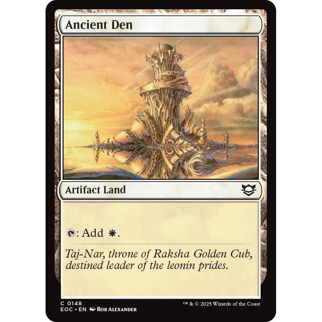 Image for Ancient Den (148) (EOC) - Magic: The Gathering