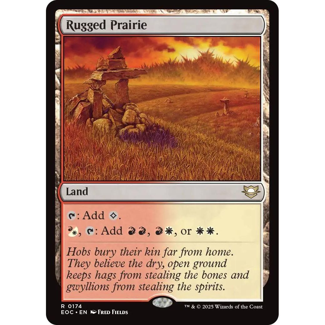 Image for Rugged Prairie (174) (EOC) - Magic: The Gathering