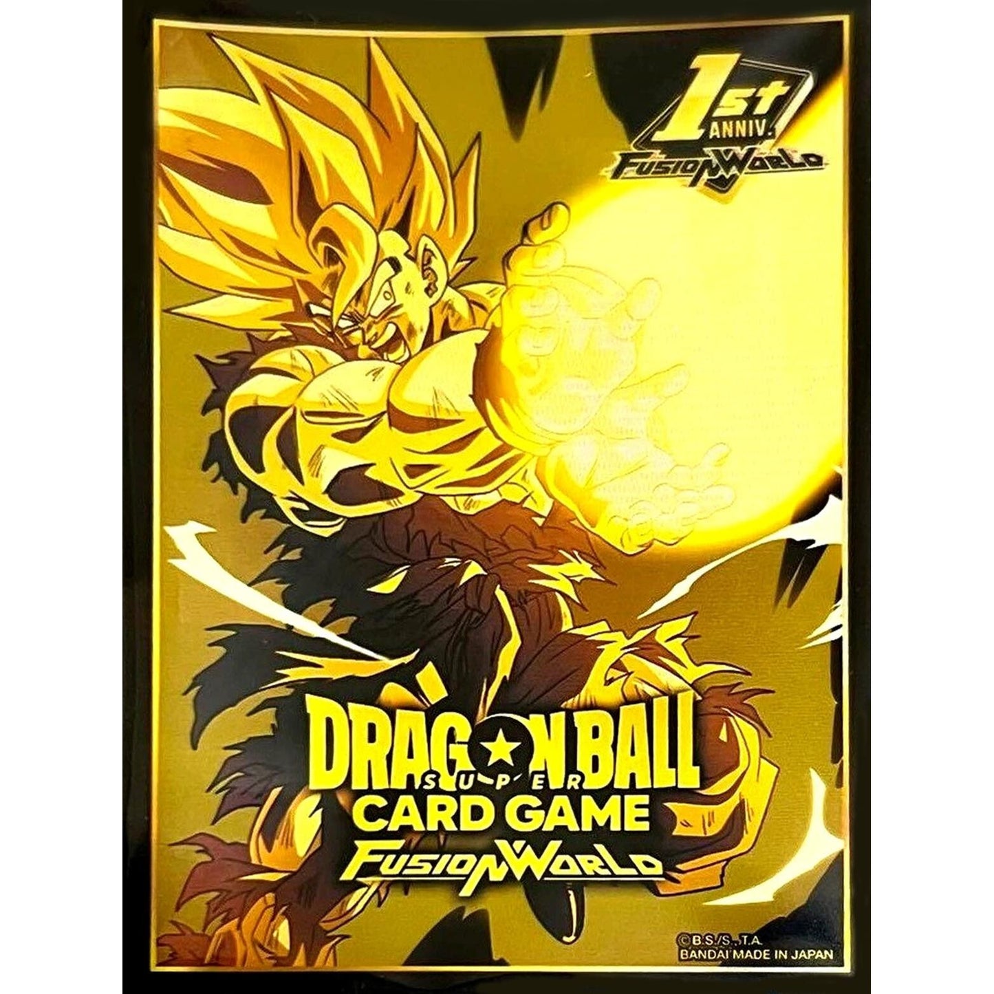 Image for Dragon Ball Super Fusion World Card Game Official Sleeves - 1st Anniversary Set (64-Pack) - Card Sleeves