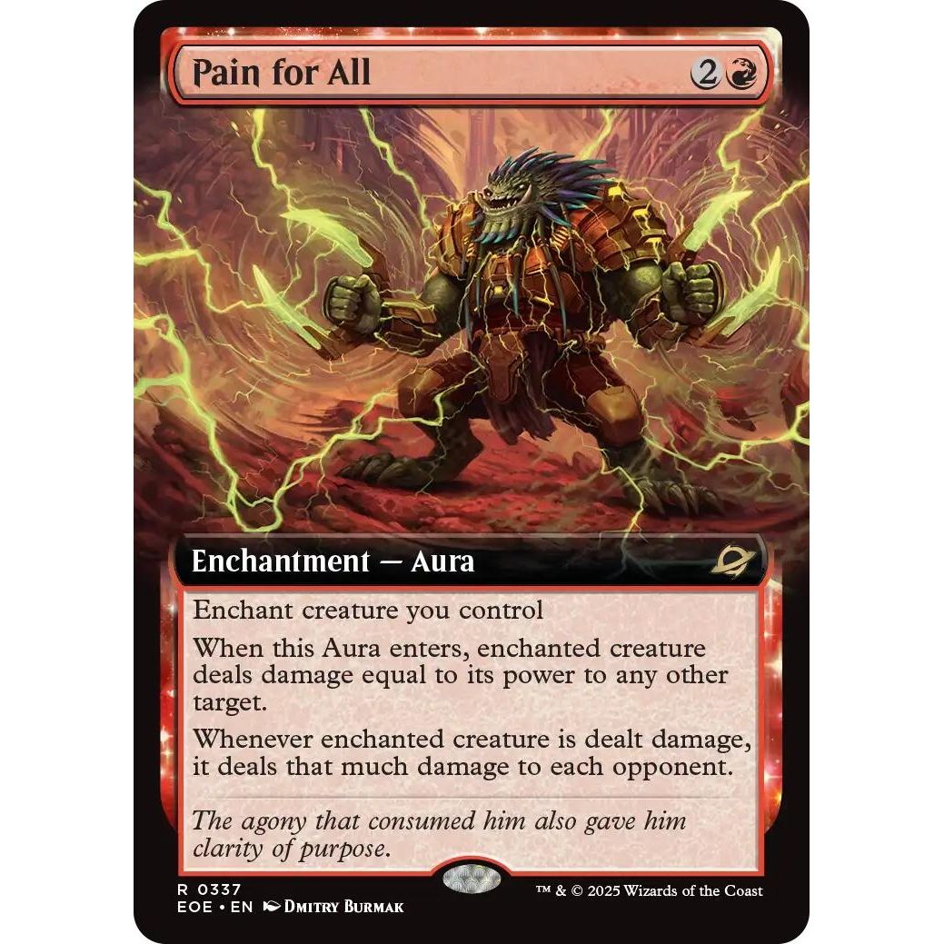Image for Pain for All (Extended Art) (337) (EOE) - Magic: The Gathering