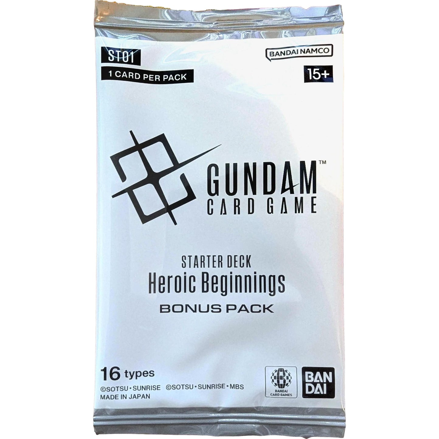 Image for Starter Deck: Heroic Beginnings Bonus Pack - Gundam Card Game