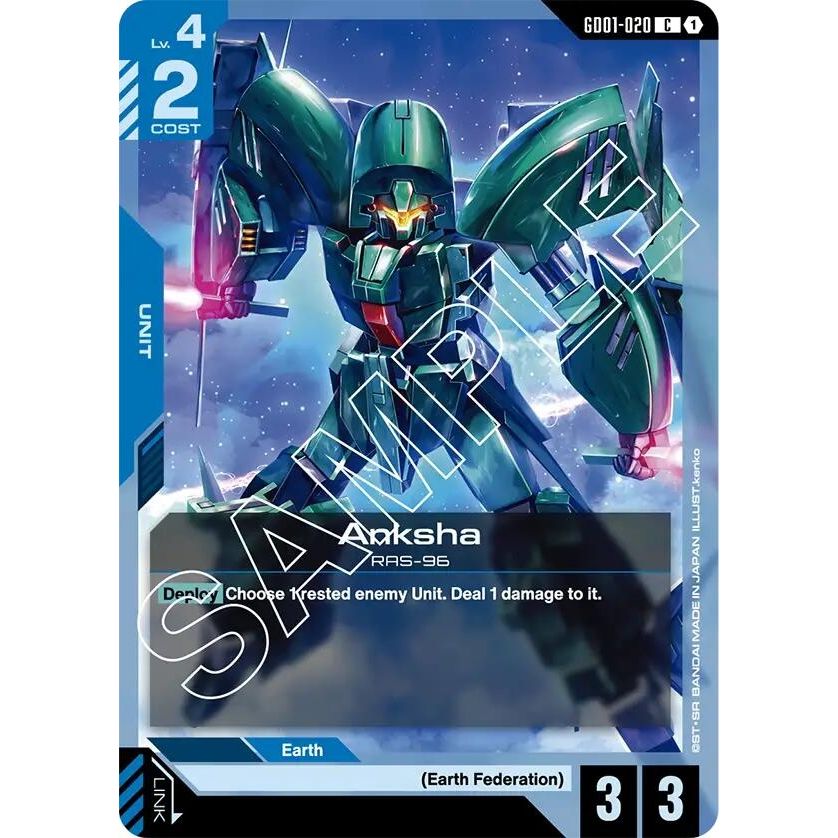 Image for Anksha (GD01-020) (GD01) - Gundam Card Game