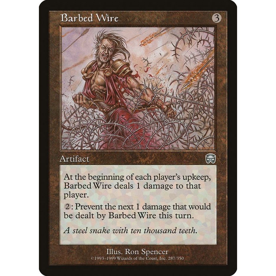 Image for Barbed Wire (287) (MMQ) - Magic: The Gathering
