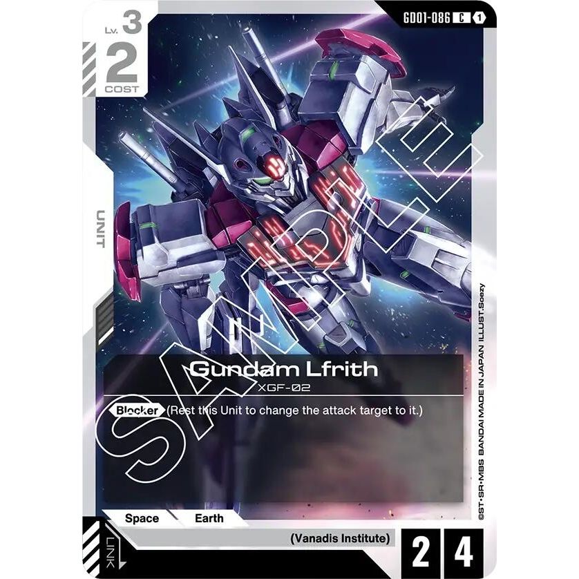 Image for Gundam Lfrith (GD01-086) (GD01) - Gundam Card Game