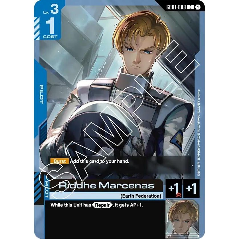 Image for Riddhe Marcenas (GD01-089) (GD01) - Gundam Card Game