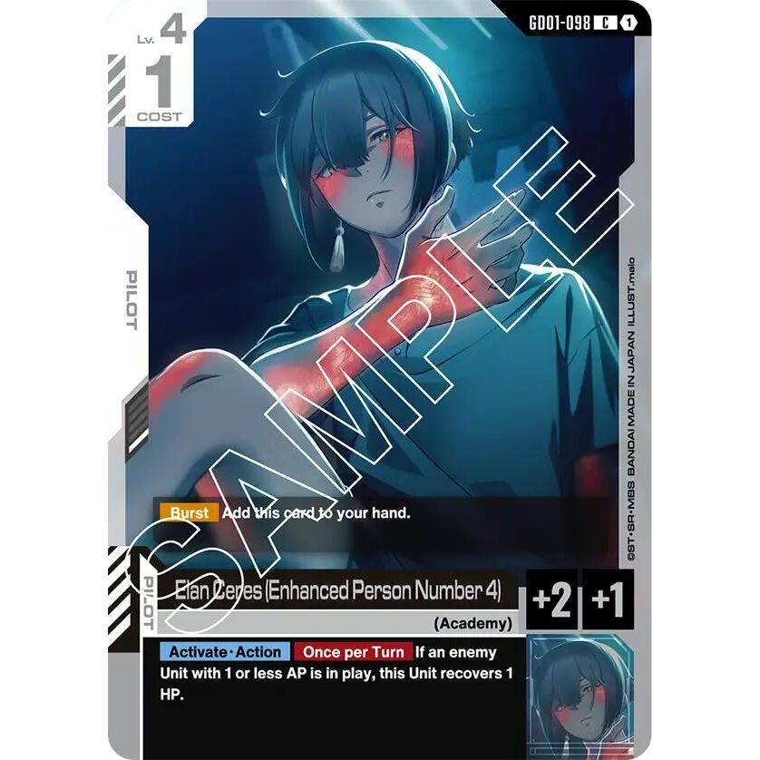 Image for Elan Ceres (Enhanced Person Number 4) (GD01-098) (GD01) - Gundam Card Game