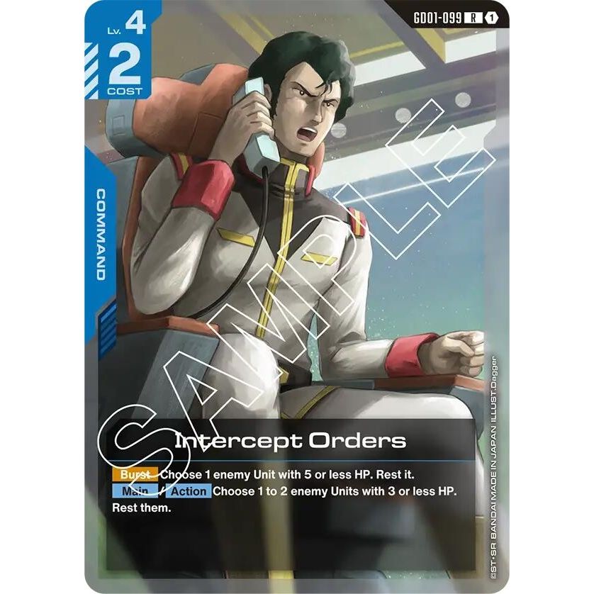 Image for Intercept Orders (GD01-099) (GD01) - Gundam Card Game