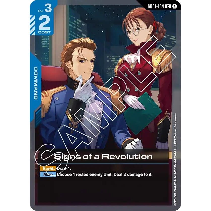 Image for Signs of a Revolution (GD01-104) (GD01) - Gundam Card Game