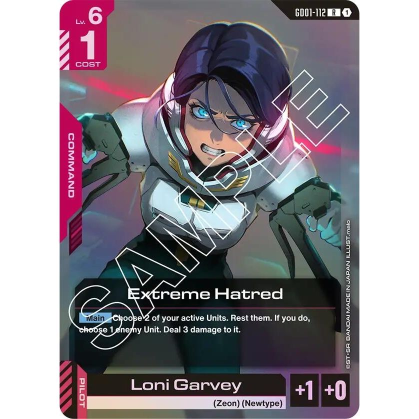 Image for Extreme Hatred (GD01-112) (GD01) - Gundam Card Game