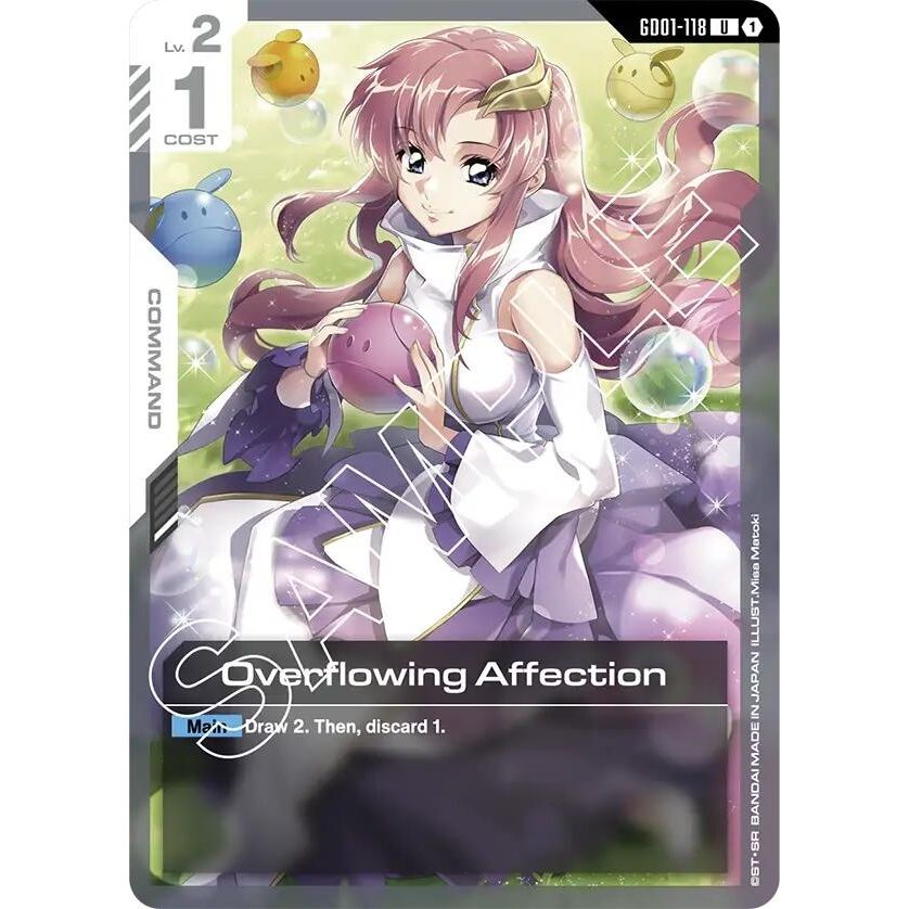 Image for Overflowing Affection (GD01-118) (GD01) - Gundam Card Game