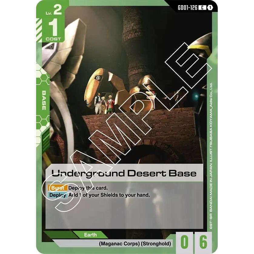 Image for Underground Desert Base (GD01-126) (GD01) - Gundam Card Game