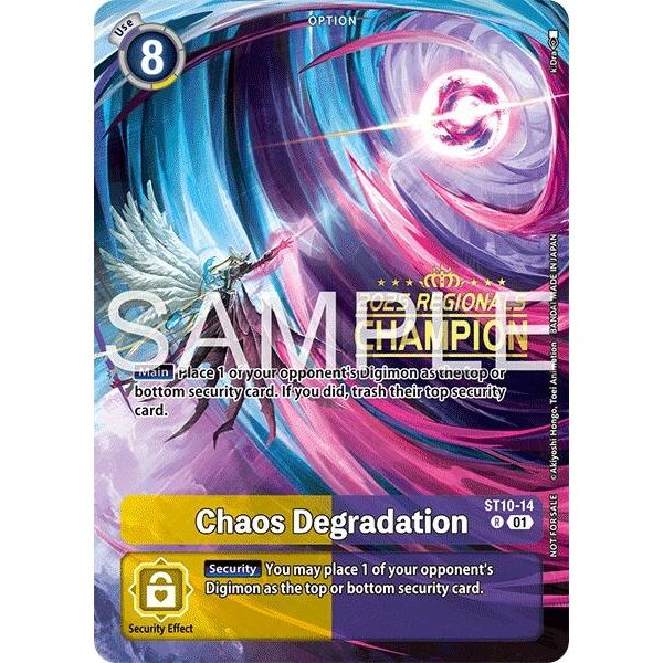 Image for Chaos Degradation (Regionals 25-26 Season 2 Champion) (ST10-14 R) (ST-10) - Digimon Card Game