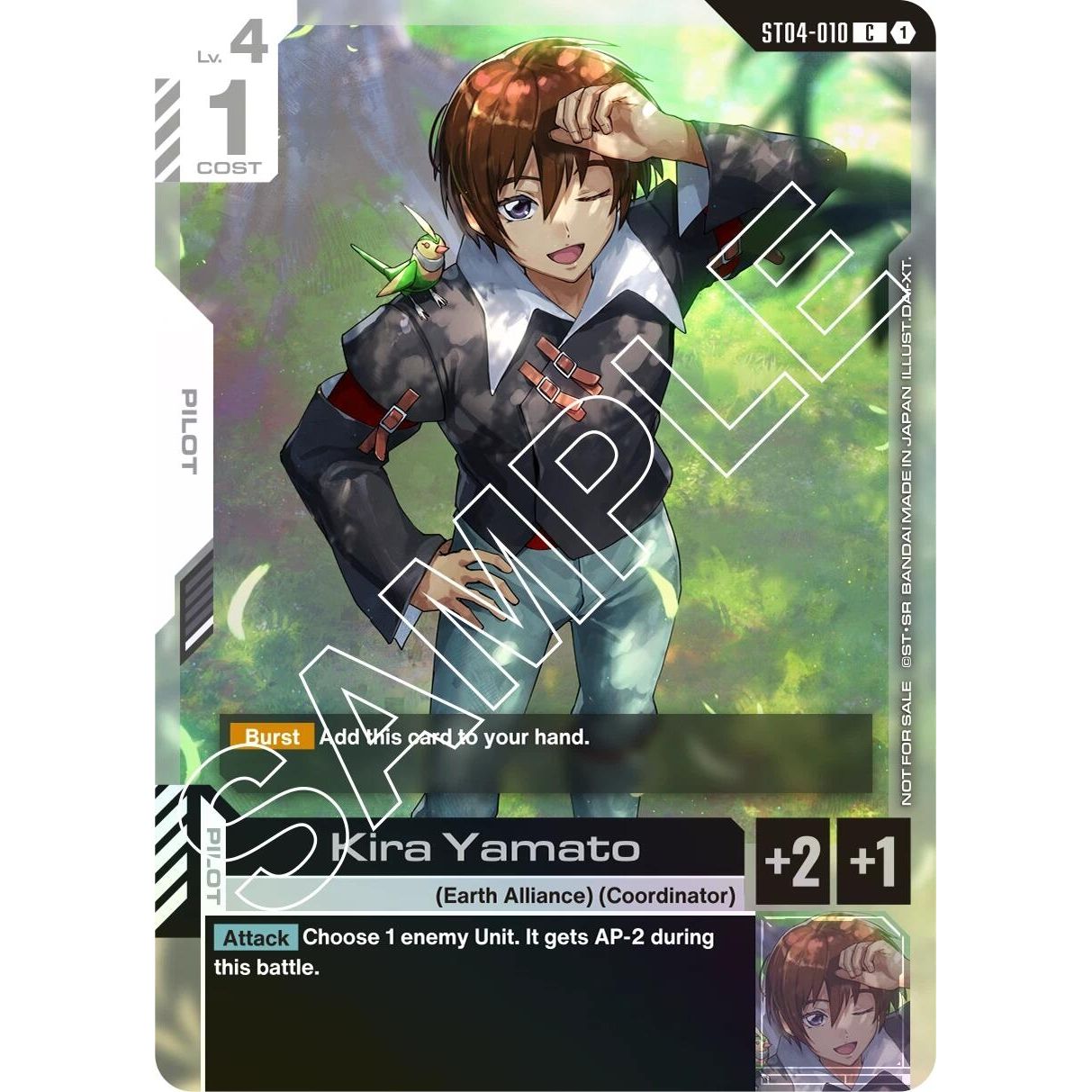 Image for Kira Yamato (Launch Event) (ST04-010) (GCG-PR) - Gundam Card Game