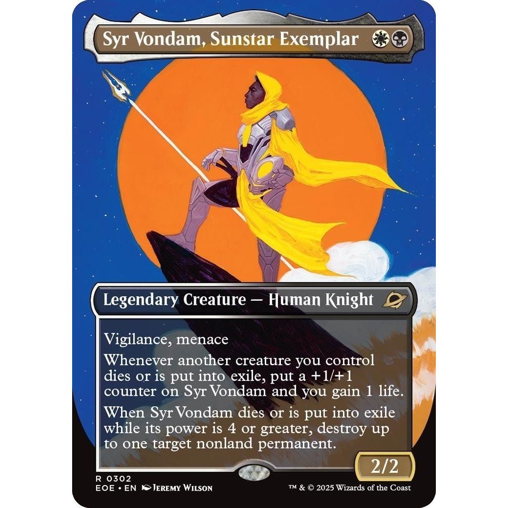 Image for Syr Vondam, Sunstar Exemplar (Borderless) (302) (EOE) - Magic: The Gathering