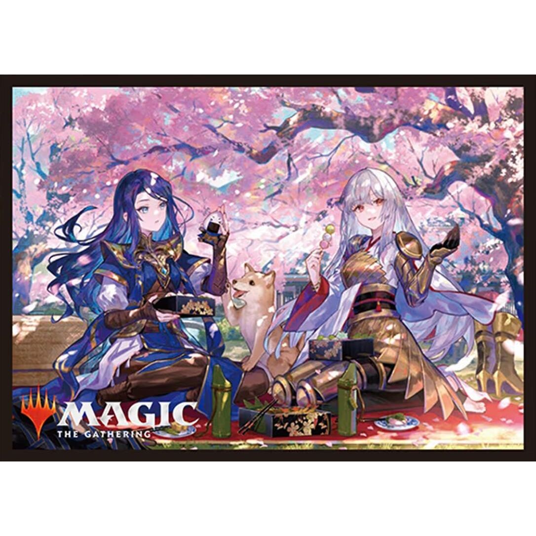 Image for 2025 Cherry Blossom Viewing Card Sleeves for Magic (50-Pack) - Card Sleeves