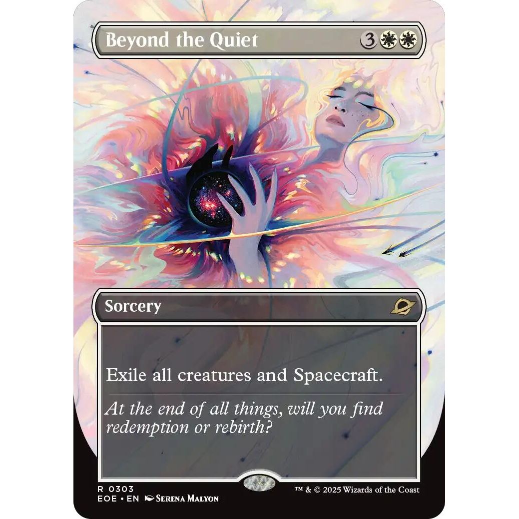 Image for Beyond the Quiet (Borderless) (303) (EOE) - Magic: The Gathering