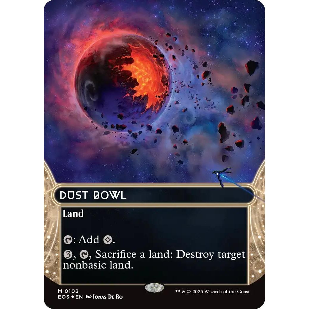 Image for Dust Bowl (0102) (Borderless) (Galaxy Foil) (102) (EOS) - Magic: The Gathering