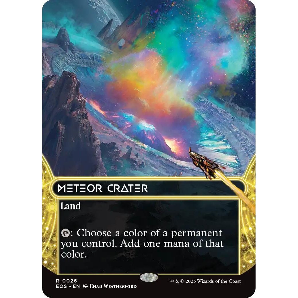Image for Meteor Crater (0026) (Borderless) (26) (EOS) - Magic: The Gathering