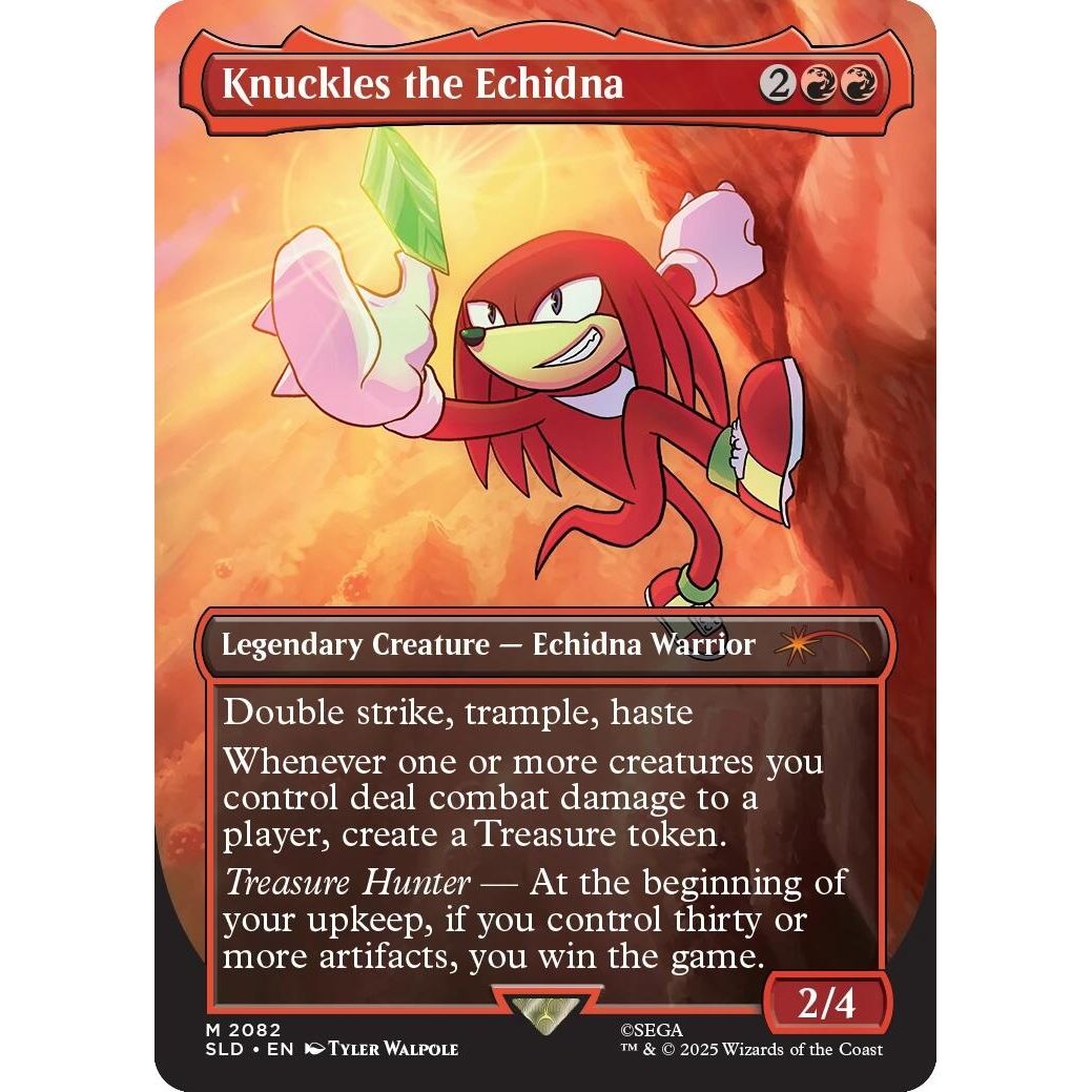 Image for Knuckles the Echidna (2082) (SLD) - Magic: The Gathering
